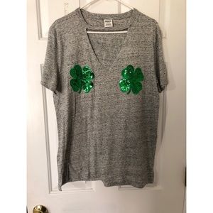 St Patrick’s day boyfriend fit T-shirt